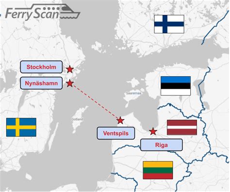 ferry latvia to sweden.